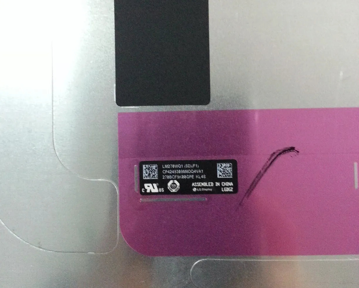 Original LM270WQ1-SDF1 LG Screen 27" 2560*1440 LM270WQ1-SDF1 Display