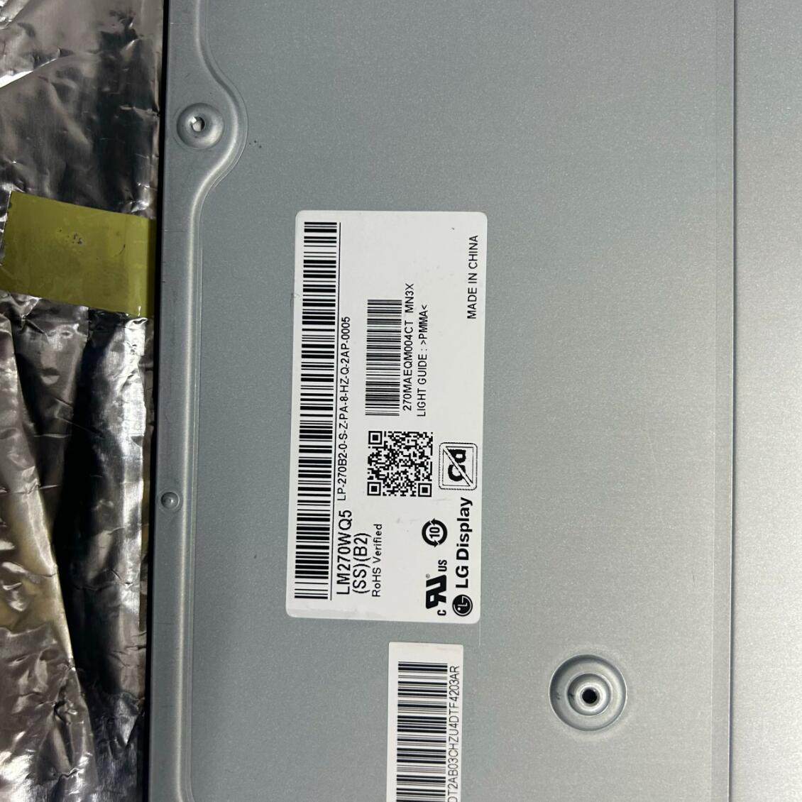 Original LG LM270WQ5-SSB2 Screen 27" 2560*1440 LM270WQ5-SSB2 Display