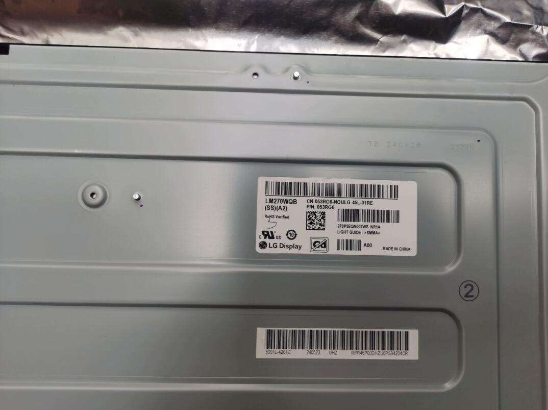 Original LG LM270WQB-SSA2 Screen 27" 2560*1440 LM270WQB-SSA2 Display