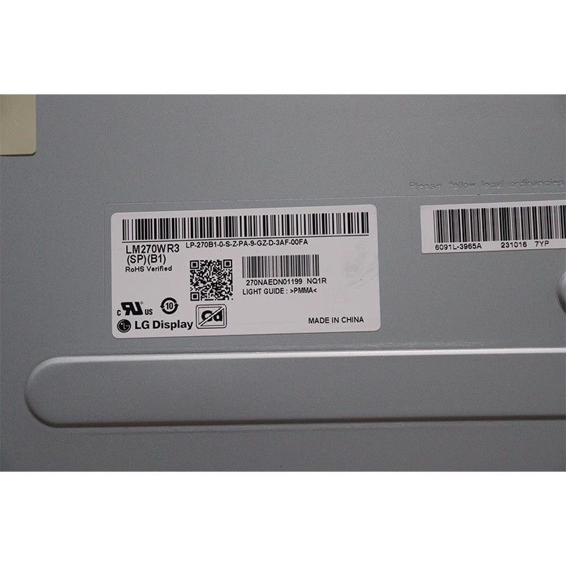 Original LM270WR3-SPB1 LG Screen 27.0" 3840*2160 LM270WR3-SPB1 Display
