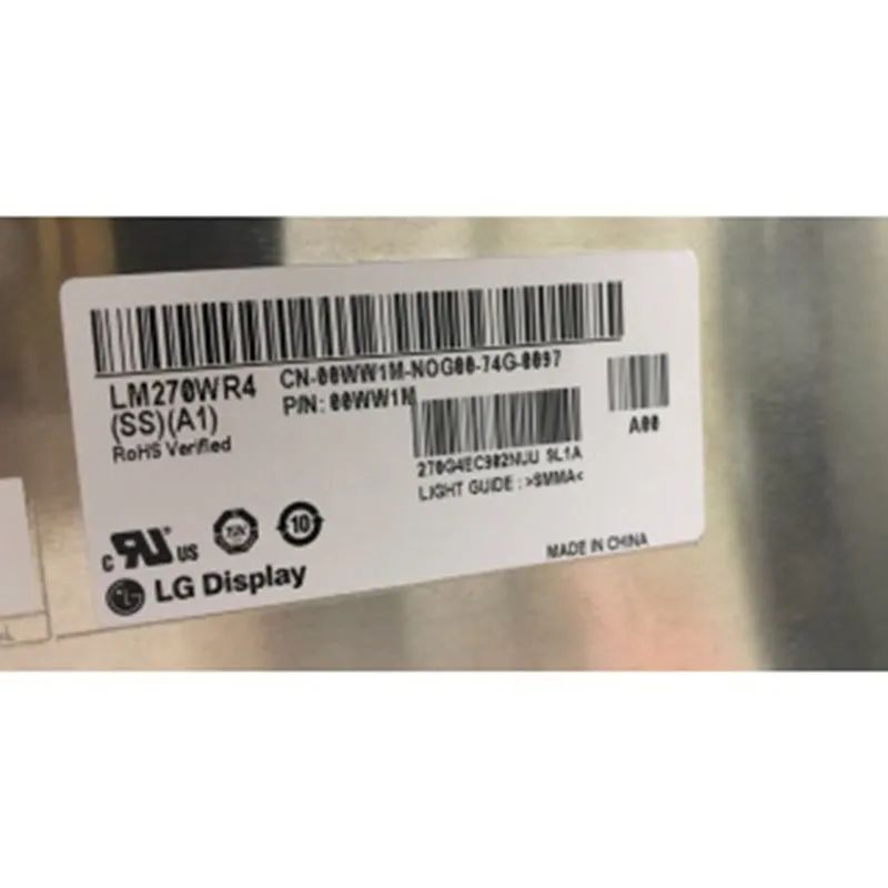 Original LM270WR4-SSA1 LG Screen 27" 3840*2160 LM270WR4-SSA1 Display