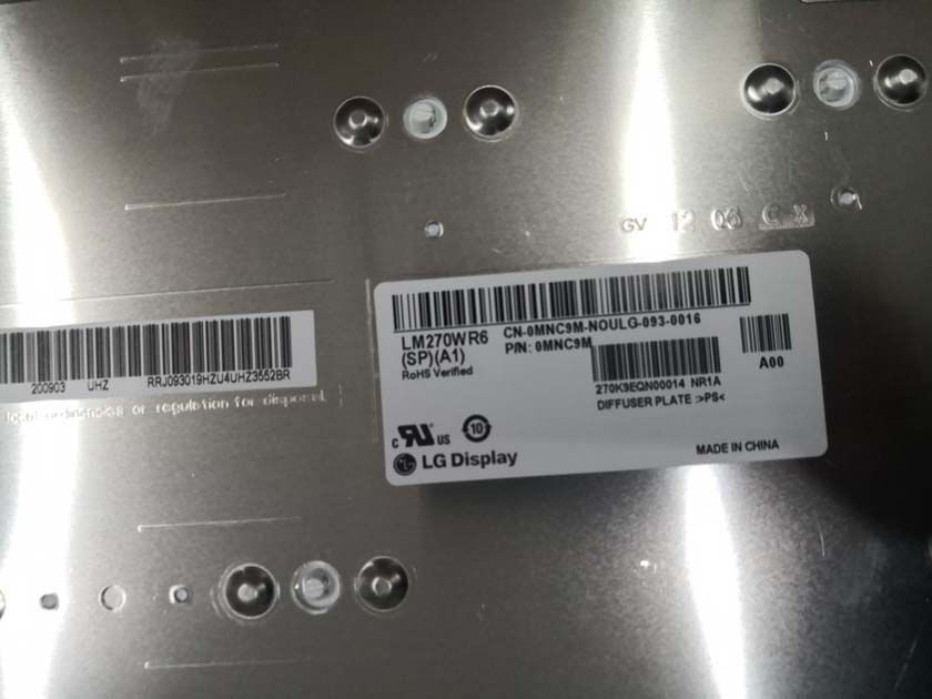 Original LM270WR6-SPA1 LG Screen 27" 3840*2160 LM270WR6-SPA1 Display