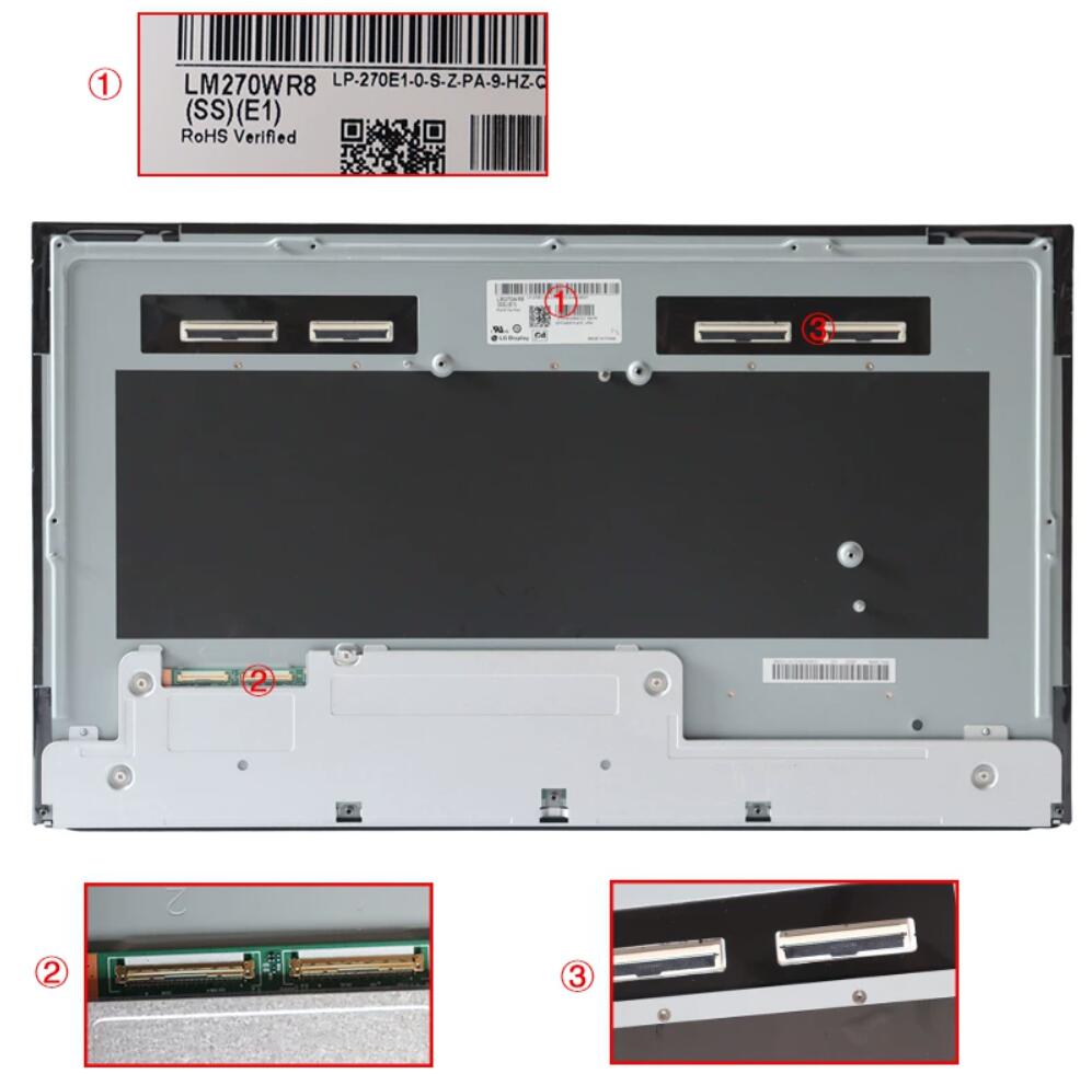 Original LG LM270WR8-SSE1 Screen 27" 3840*2160 LM270WR8-SSE1 Display