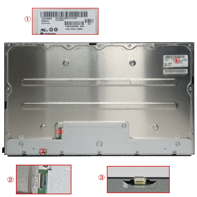 Original LM270WR9-SSA1 LG Screen 27" 3840*2160 LM270WR9-SSA1 Display