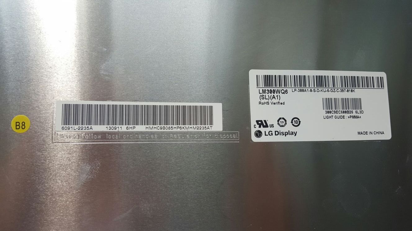 Original LM300WQ6-SLA1 SAMSUNG Screen 30" 2560*1600 LM300WQ6-SLA1 Display