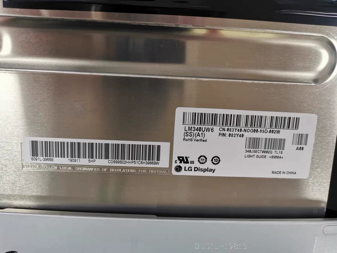 Original LM340UW6-SSA1 LG Screen 34.0" 3440*1440 LM340UW6-SSA1 Display