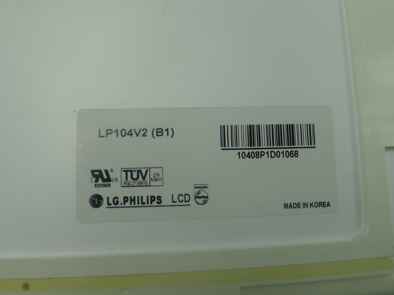 Original LP104V2-B1 LG Screen 10.1" 640×480 LP104V2-B1 Display