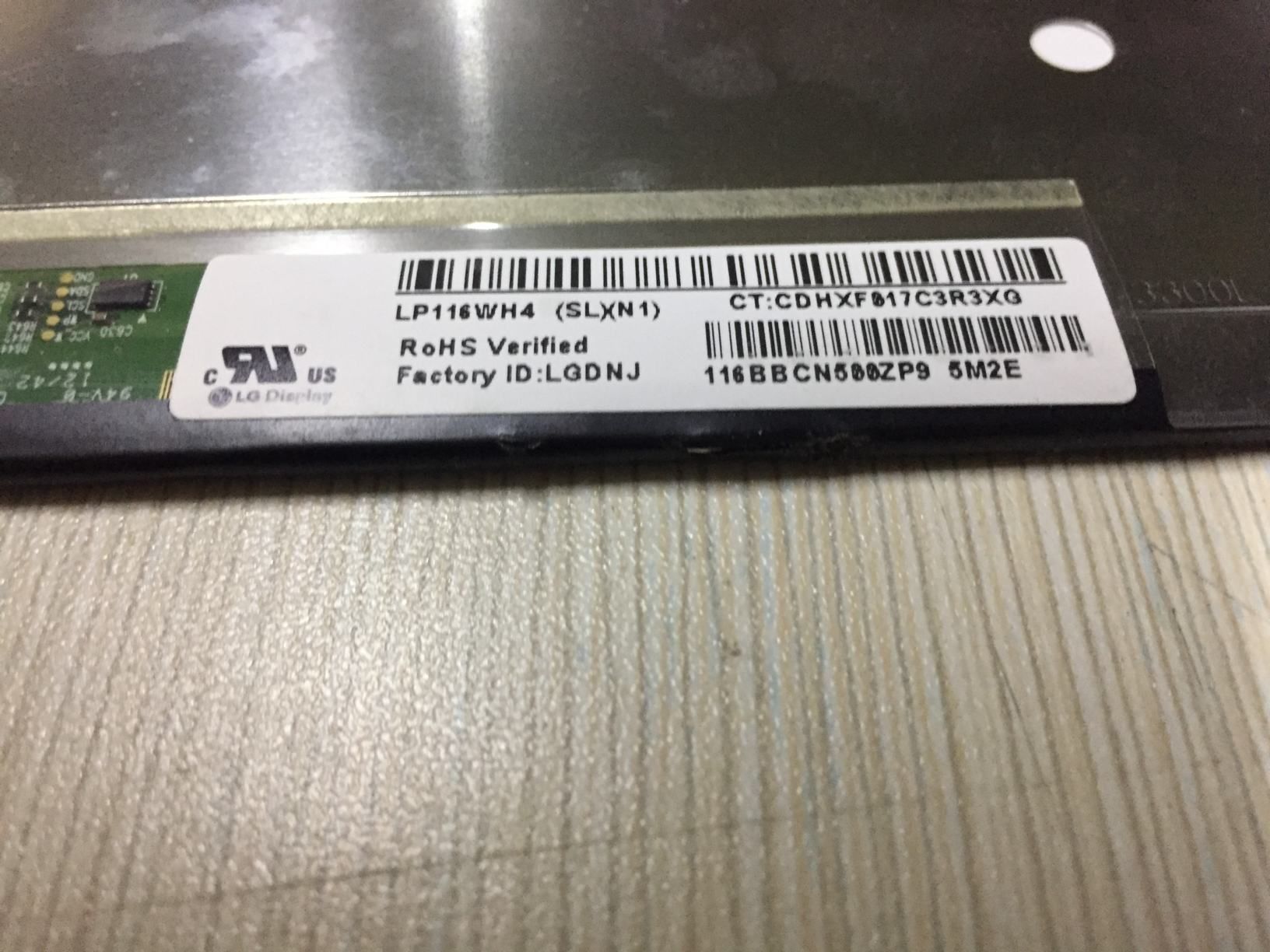 Original LP116WH4-SLN1 LG Screen 11.6" 1366×768 LP116WH4-SLN1 Display