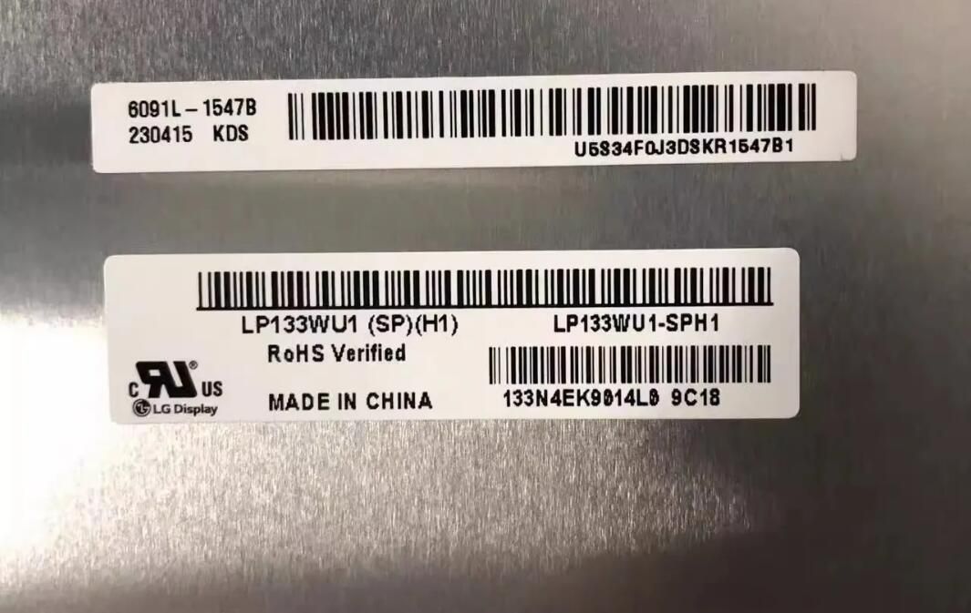 Original LP133WU1-SPH1 LG Screen 13.3" 1920*1200 LP133WU1-SPH1 Display