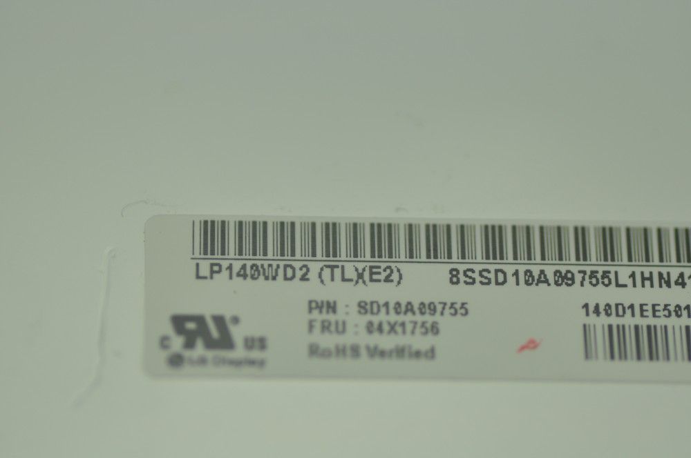 Original LP140WD2-TLE2 LG Screen 14" 1600×900 LP140WD2-TLE2 Display