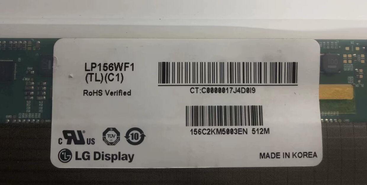 Original LP156WF1-TLC1 LG Screen 15.6" 1366×768 LP156WF1-TLC1 Display
