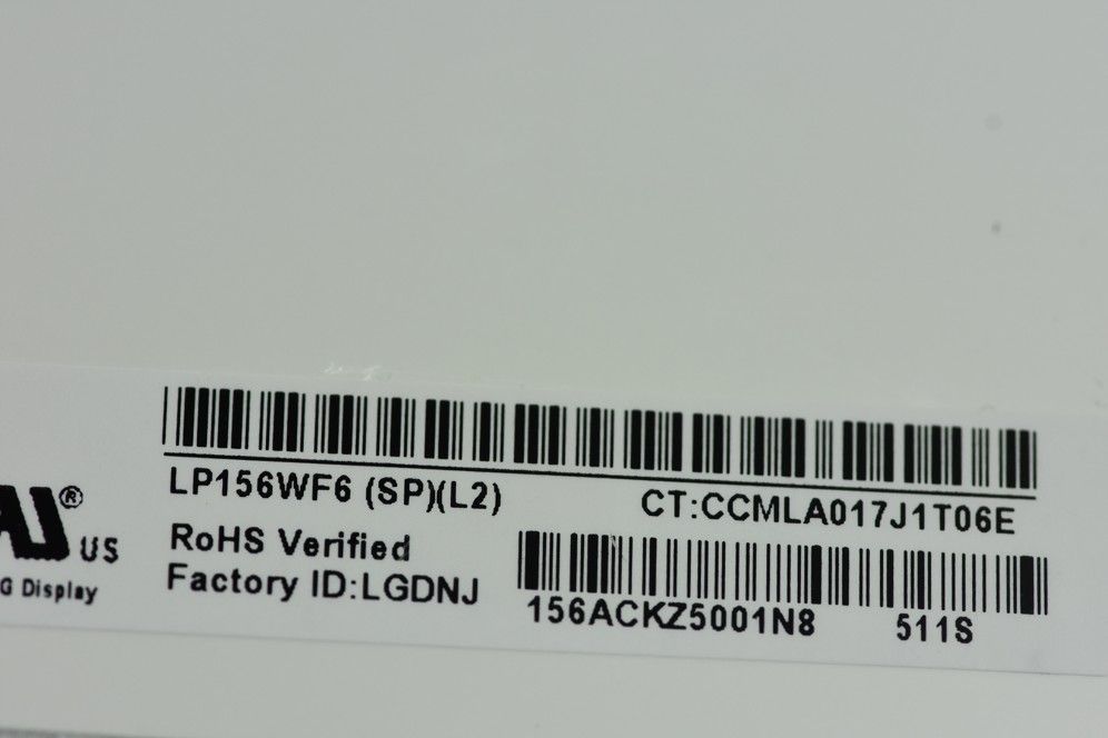 Original LP156WF6-SPL2 LG Screen 15.6" 1920×1080 LP156WF6-SPL2 Display