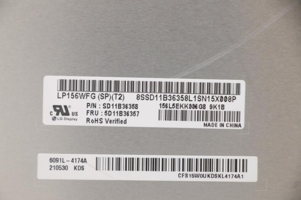 Original LP156WFG-SPT2 LG Screen 15.6" 1920*1080 LP156WFG-SPT2 Display