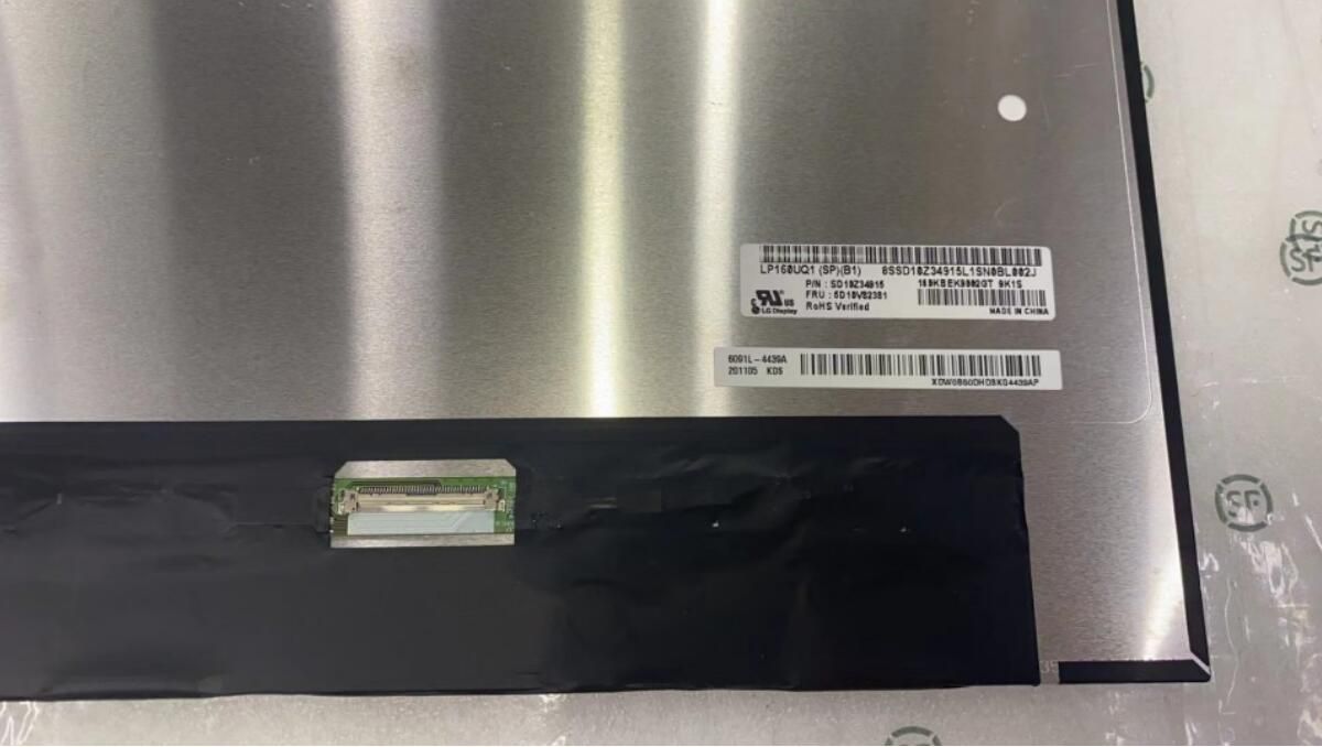 Original LP160UQ1-SPB1 LG Screen 16.0" 3840*2400 LP160UQ1-SPB1 Display