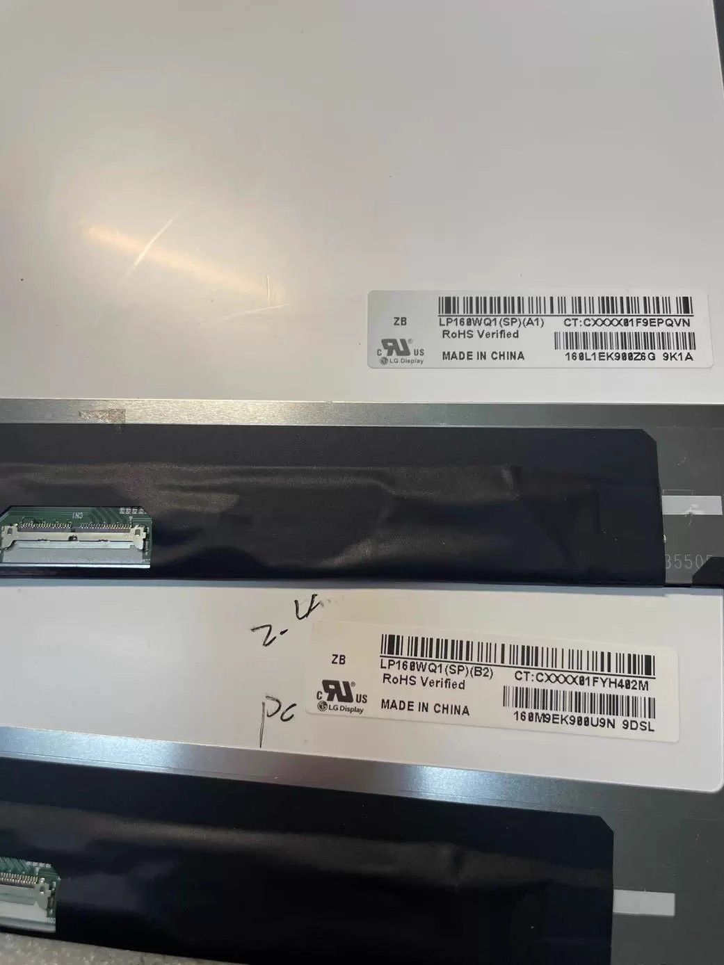 Original LP160WQ1-SPB2 LG Screen 16.0" 2560*1600 LP160WQ1-SPB2 Display