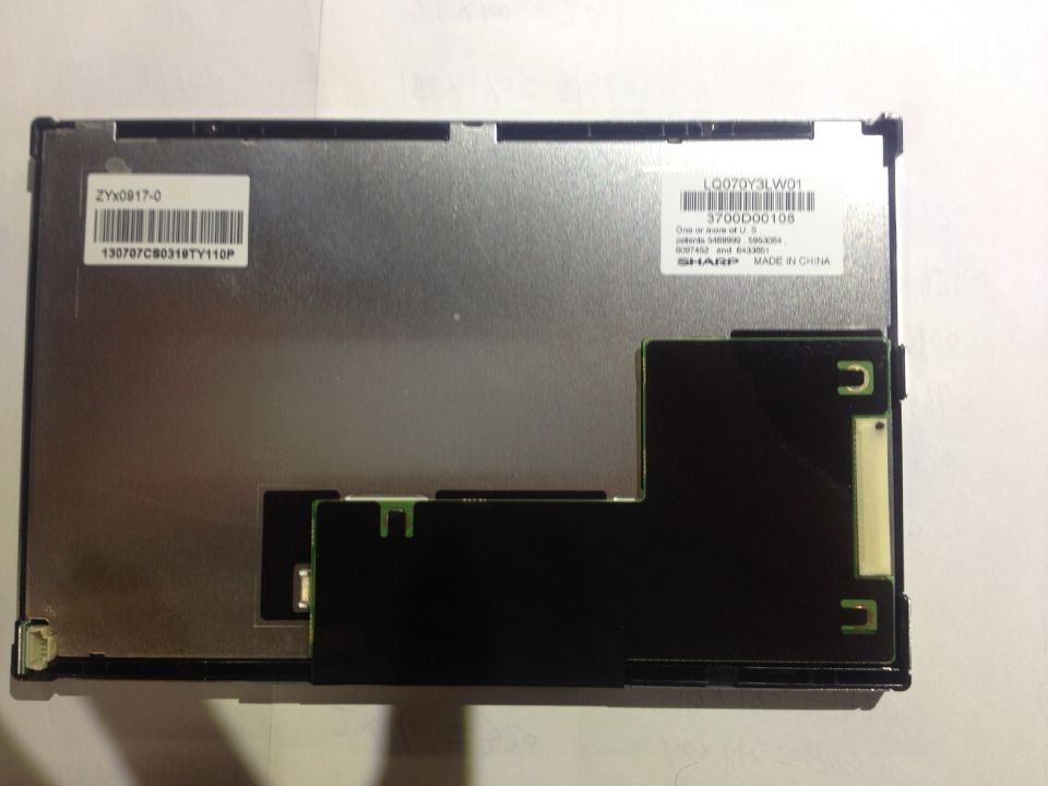 Original LQ070Y3LW01 SHARP Screen 7" 800*480 LQ070Y3LW01 Display