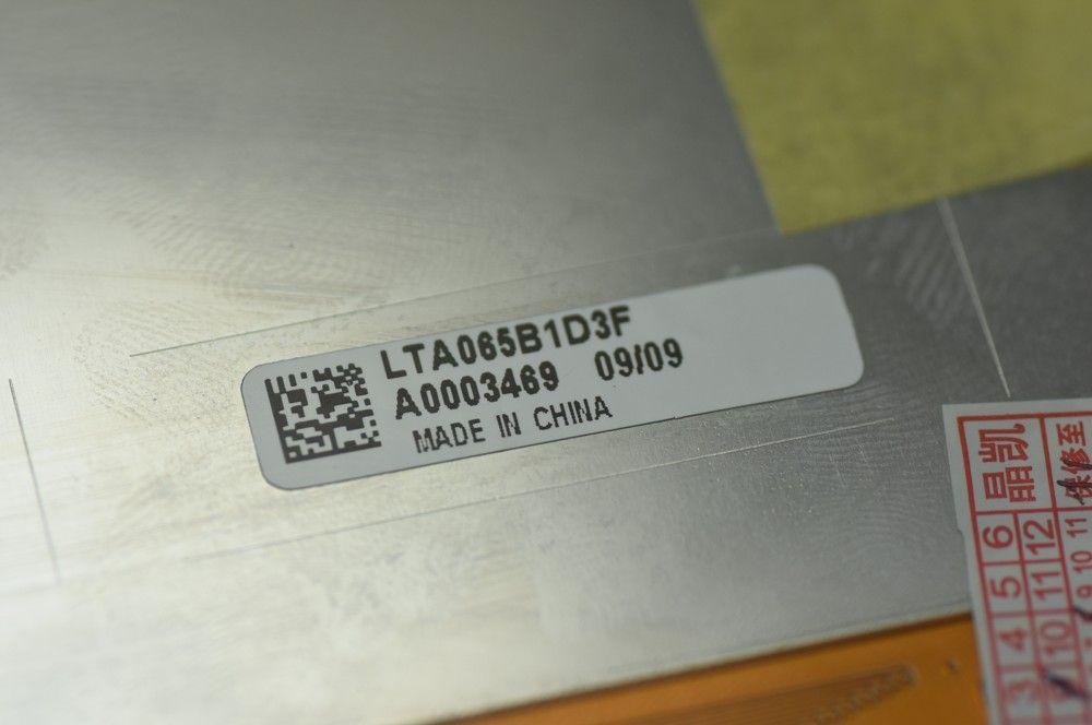 Original LTA065B1D3F Toshiba Screen 6.5" LTA065B1D3F Display