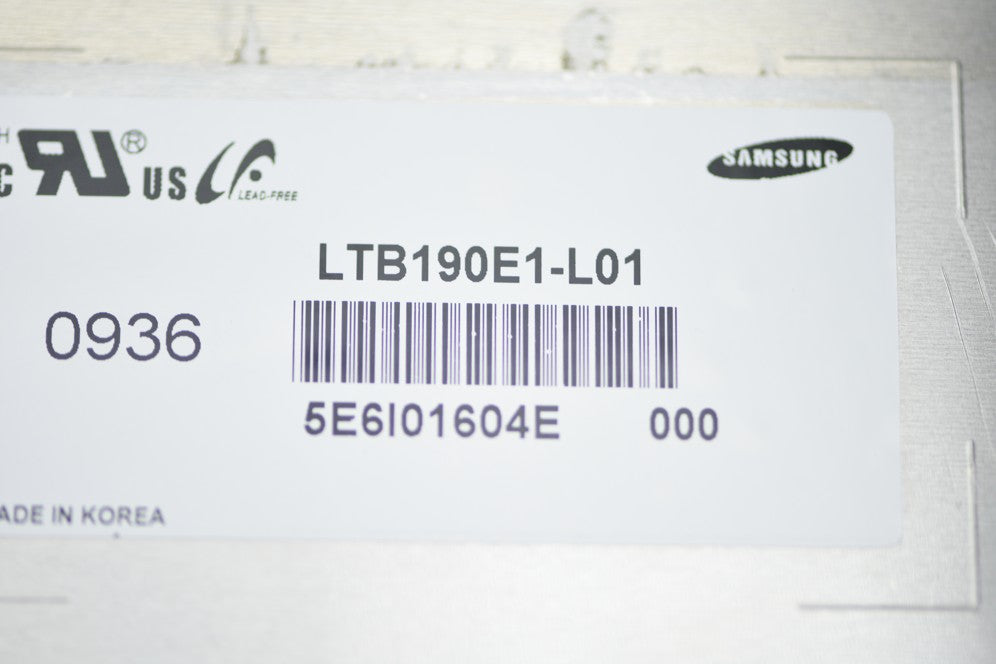 Original LTB190E1-L01 Samsung Screen 19" 1280×1024 LTB190E1-L01 Display