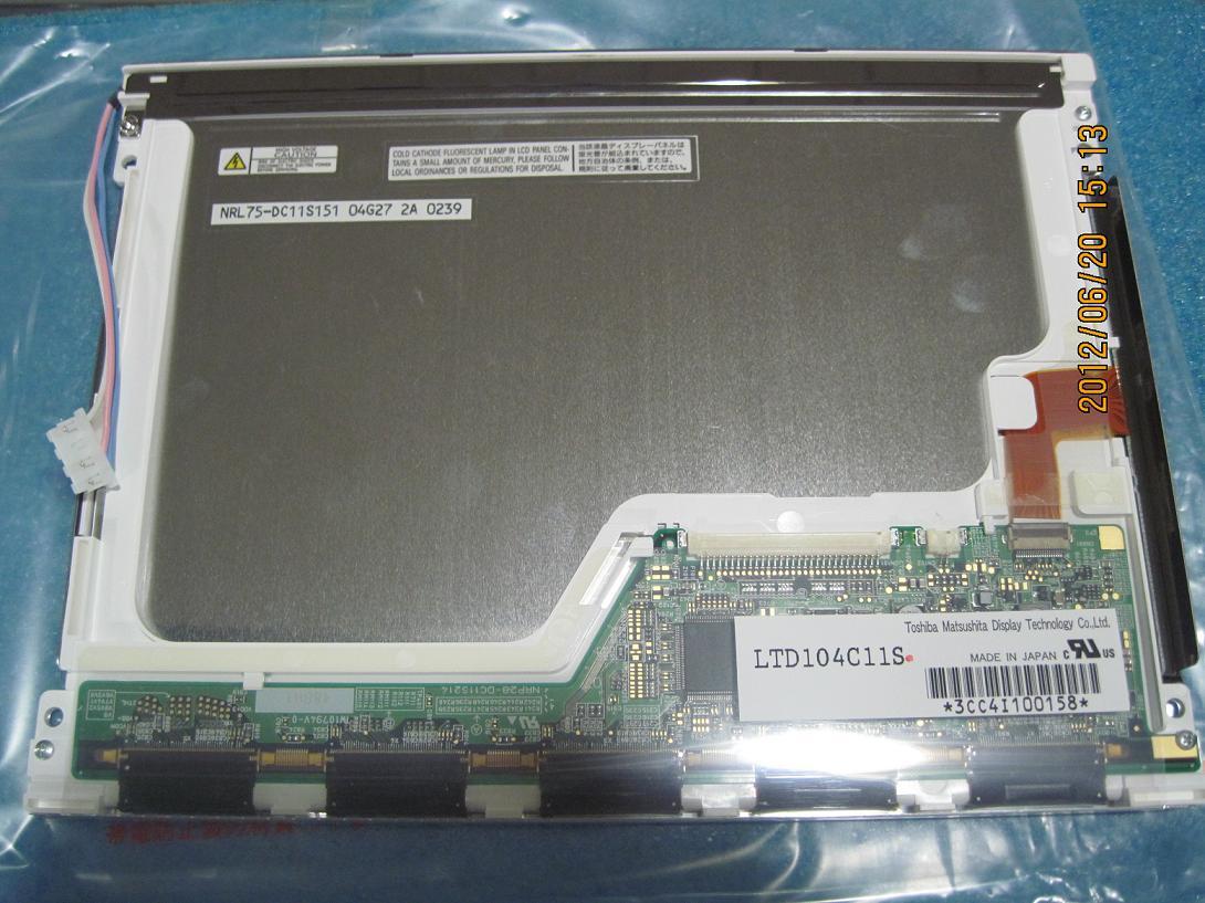 Original 10.4" Toshiba LTD104C11S LCD Panel 640x480 LCD Display Screen