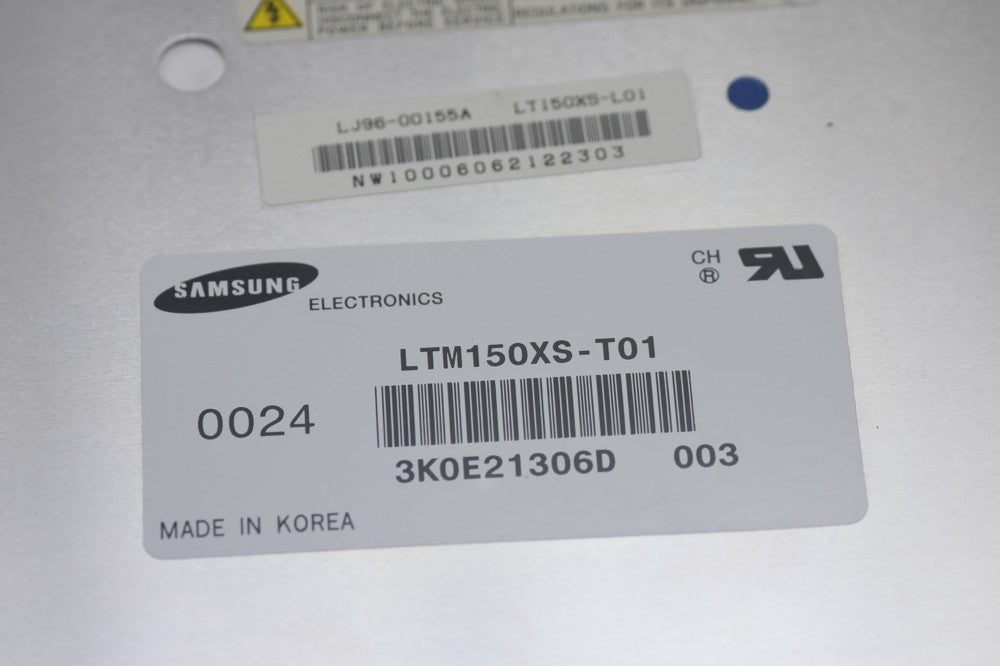 Original LTM150XS-T01 SAMSUNG 15.0" 1024×768 LTM150XS-T01 Display