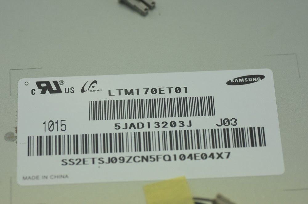 Original LTM170ET01 17.0" 1280*1024 LCD Display Screen LCD Panel