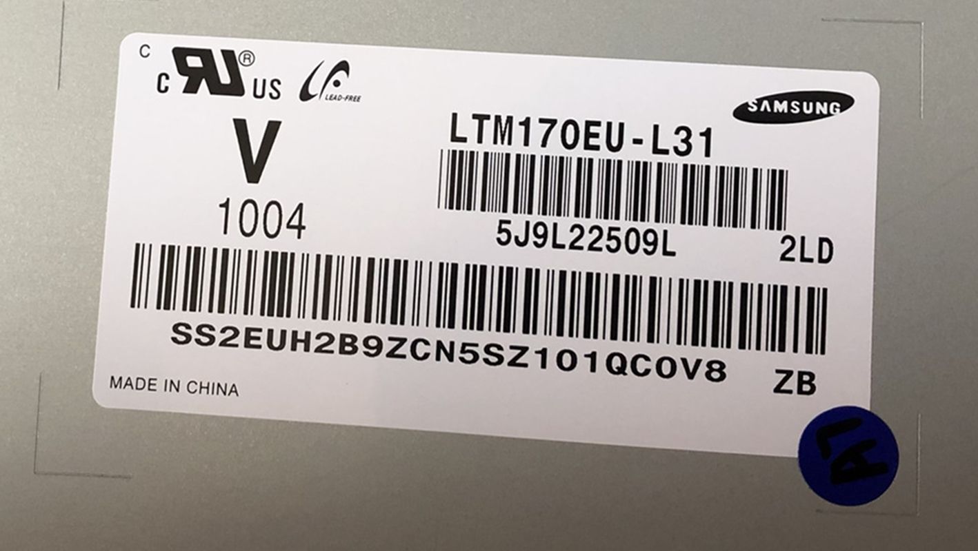 LTM170EU-L31 17.0 inch LCD Panel 1280*1024 Display Screen