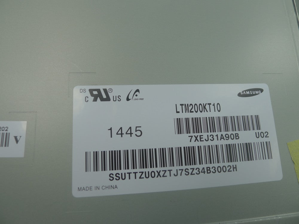 Original LTM200KT10 SAMSUNG Screen 20" 1600×900 LTM200KT10 Display