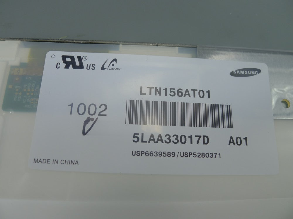Original LTN156AT01-A01 SAMSUNG 15.6"1366×768 LTN156AT01-A01 Display