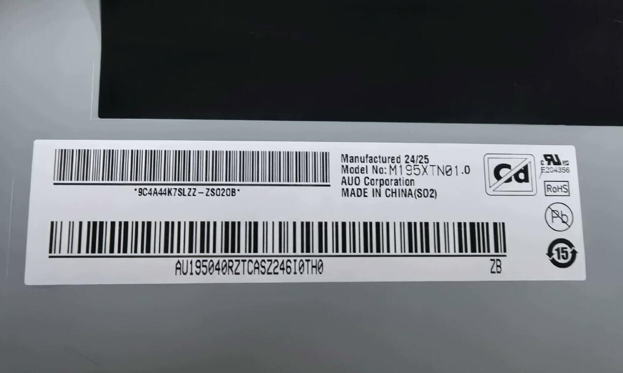 Original M195XTN01.0 AUO Screen 19.5" 1366*768 M195XTN01.0 Display