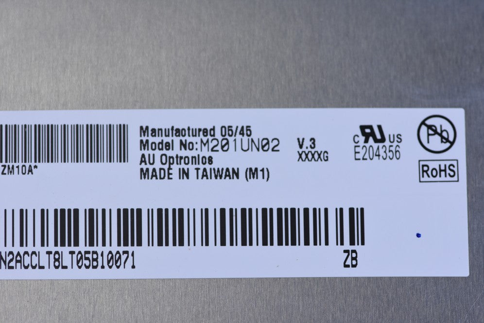 20.1" (6CCFL) M201UN02 V.3 AUO 1600*1200 LCD PANEL LCD Panel Display M201UN02 V3 LCD Screen Display