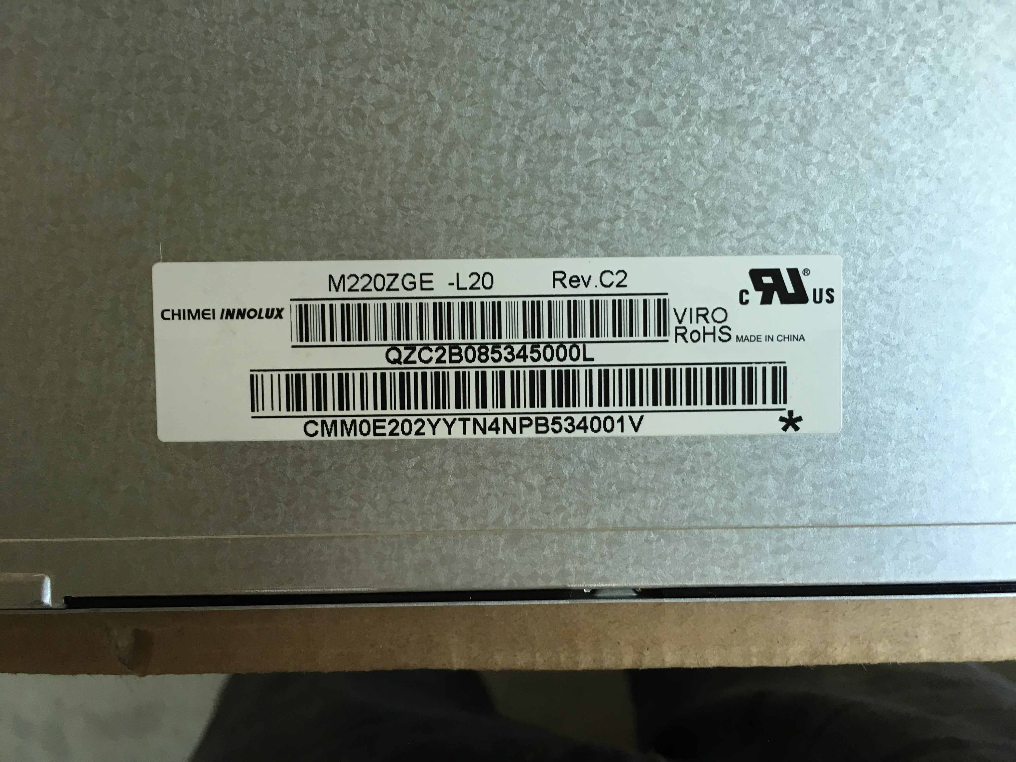 Original M220ZGE-L20 Chi Mei Screen 22" 1680×1050 M220ZGE-L20 Display