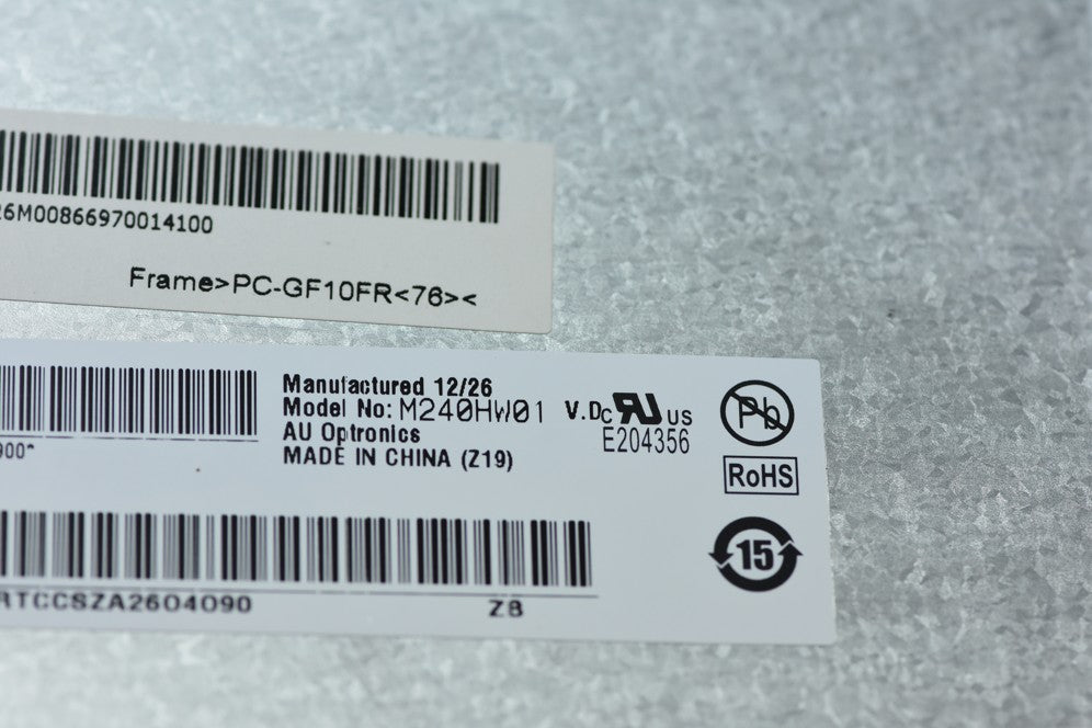 Original M240HW01 V.D AUO Screen 24" 1920*1080 M240HW01 V.D Display