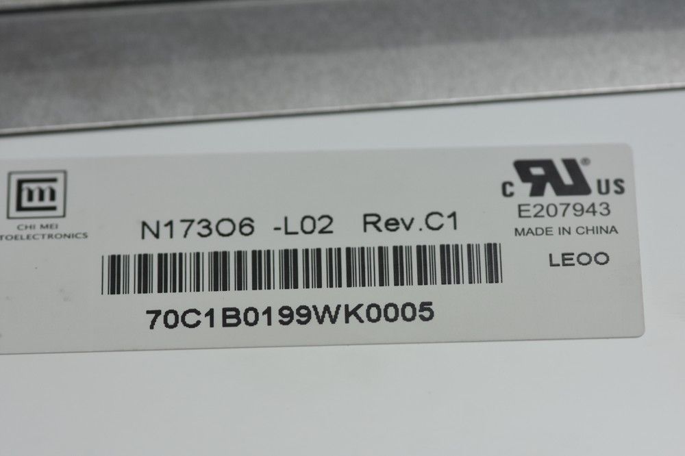 Original N173O6-L02 Innolux Screen 17.3" 1600×900 N173O6-L02 Display