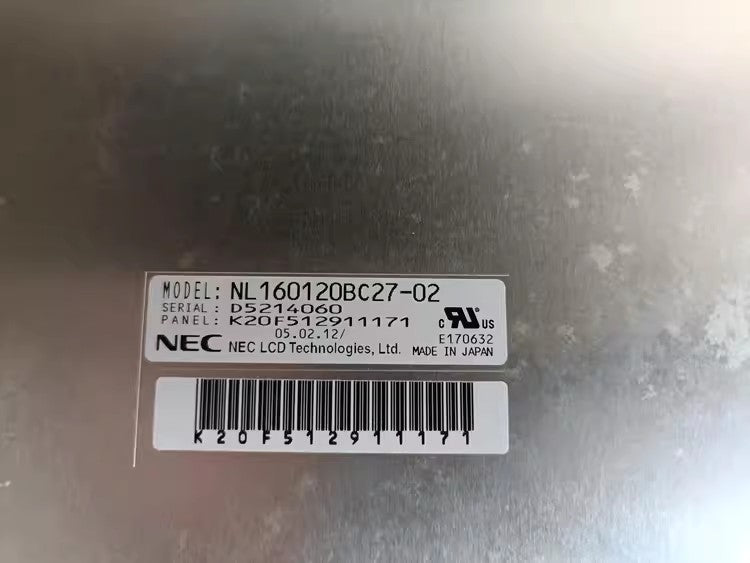 Original NL160120BC27-02 NEC Screen 21.3" 1600*1200 NL160120BC27-02 Display