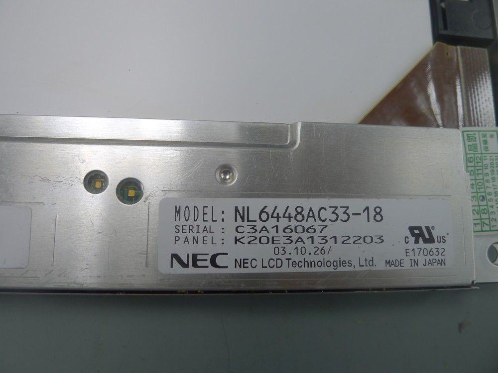 NL6448AC33-18 NEC 10.4" TFT 640*480 LCD Panel Display NL6448AC33-18B LCD Screen Display