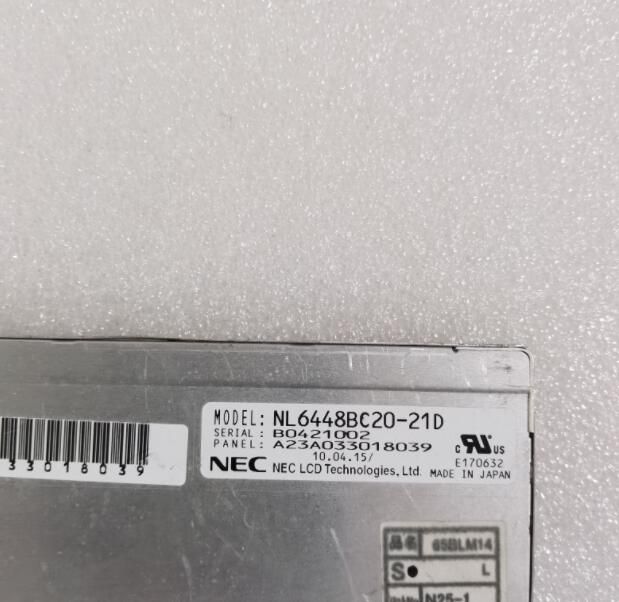 Original NL6448BC20-21D NEC Screen 6.5" 640×480 NL6448BC20-21D Display