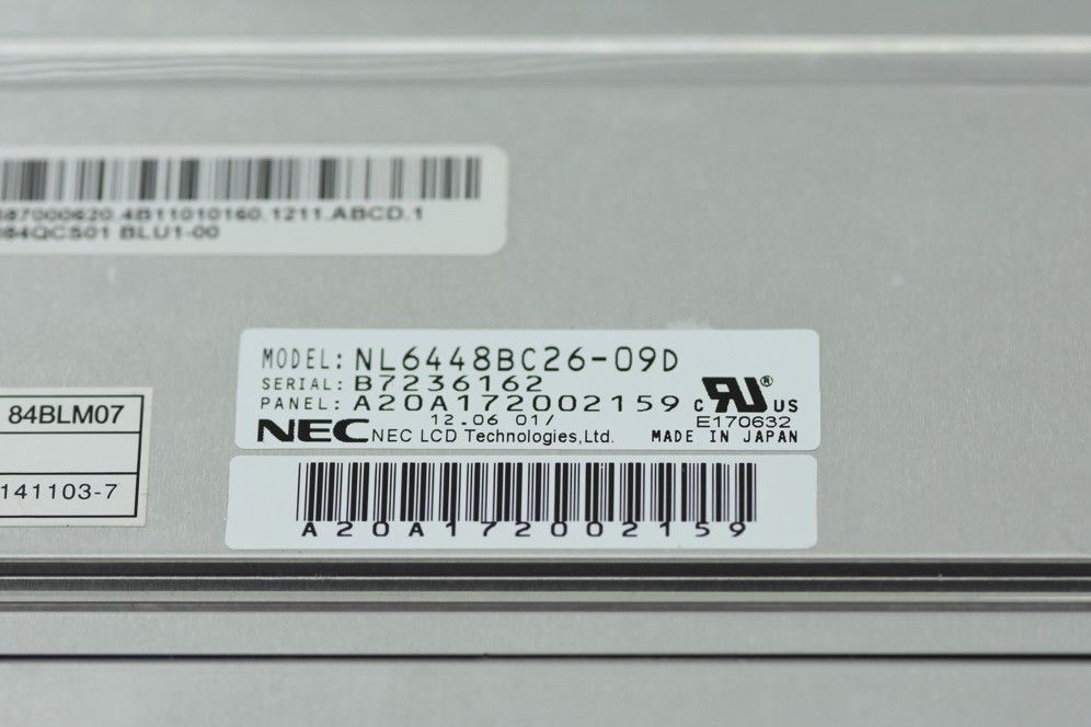 NL6448BC26-09D NEC 8.4" TFT LCD Panel Display NL6448BC26-09D LCD Screen Display