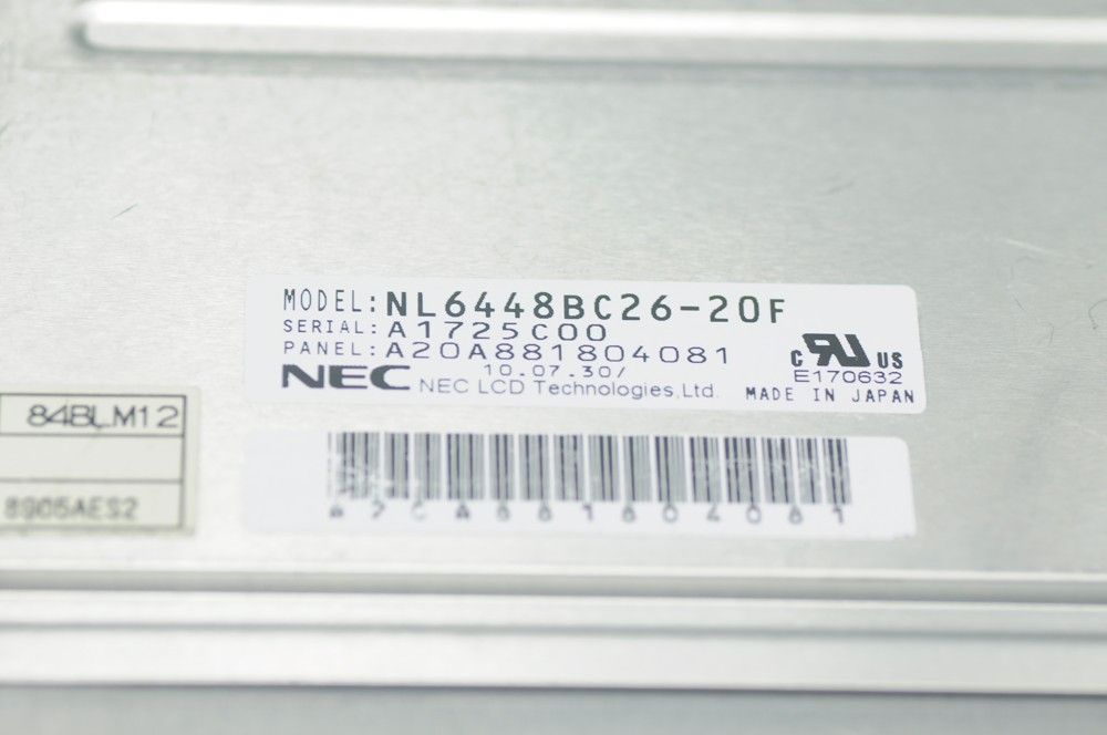 Original NL6448BC26-20F NEC Screen 8.4" 640*480 NL6448BC26-20F Display