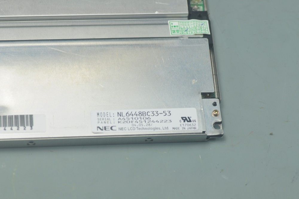 Original NL6448BC33-53 NEC Screen 10.4" 640x480 NL6448BC33-53 Display