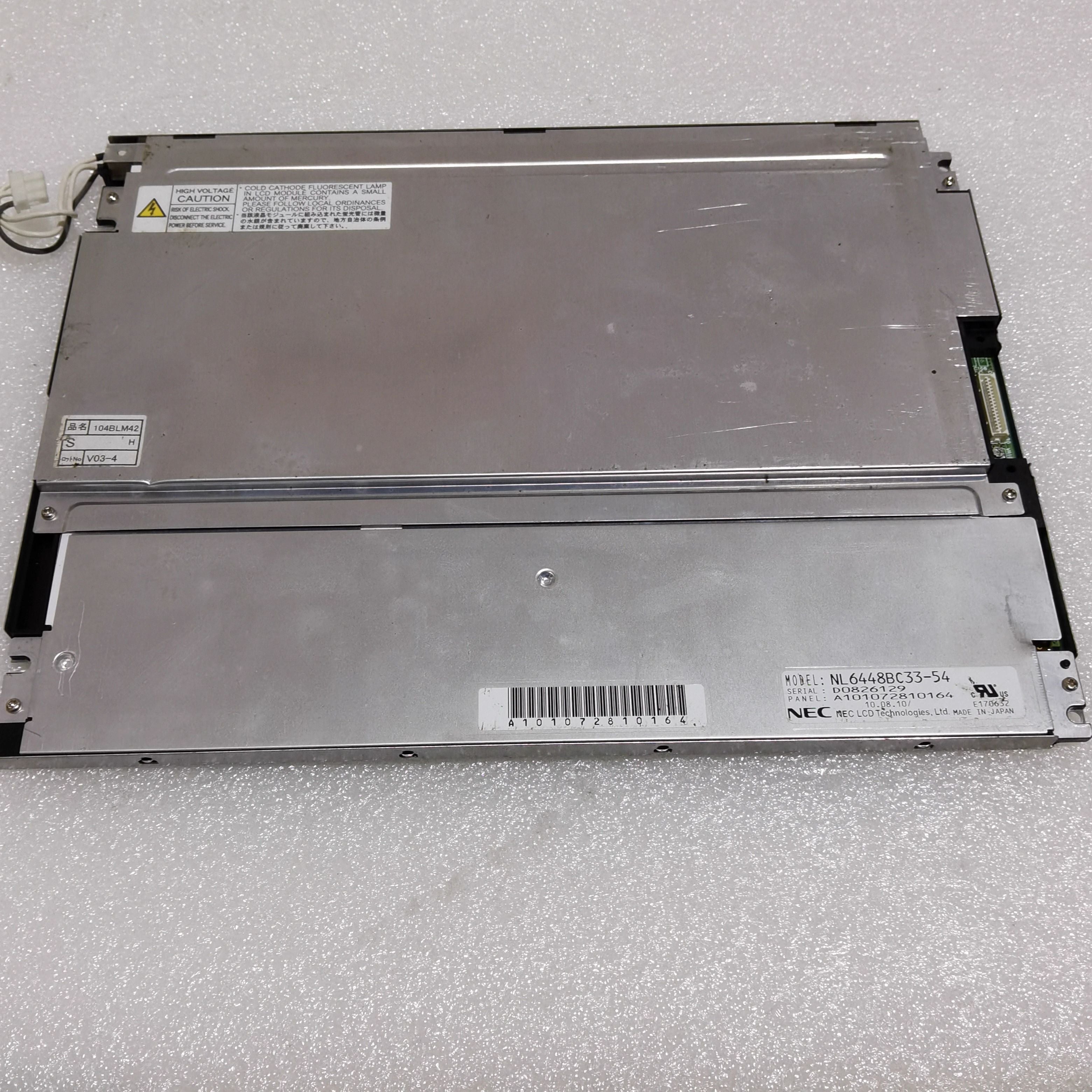 Brand New 10.4 inch NL6448BC33-54 640*480 LCD Display Screen