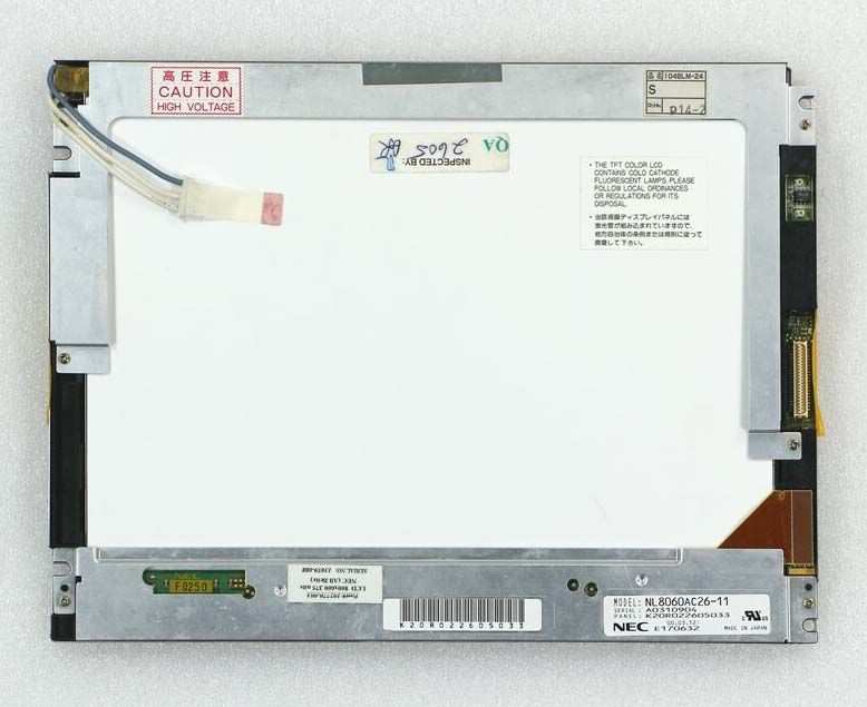 Original NL8060AC26-11 NEC Screen 10.4" 800×600 NL8060AC26-11 Display