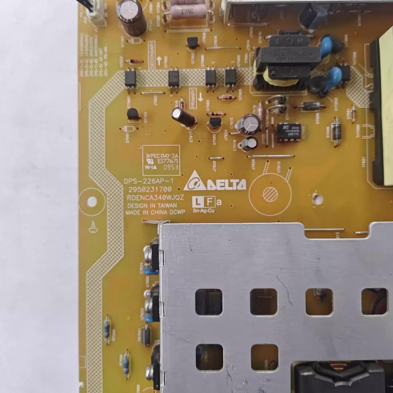 Original RDENCA340WJQZ Sharp DPS-226AP-1 Power Board