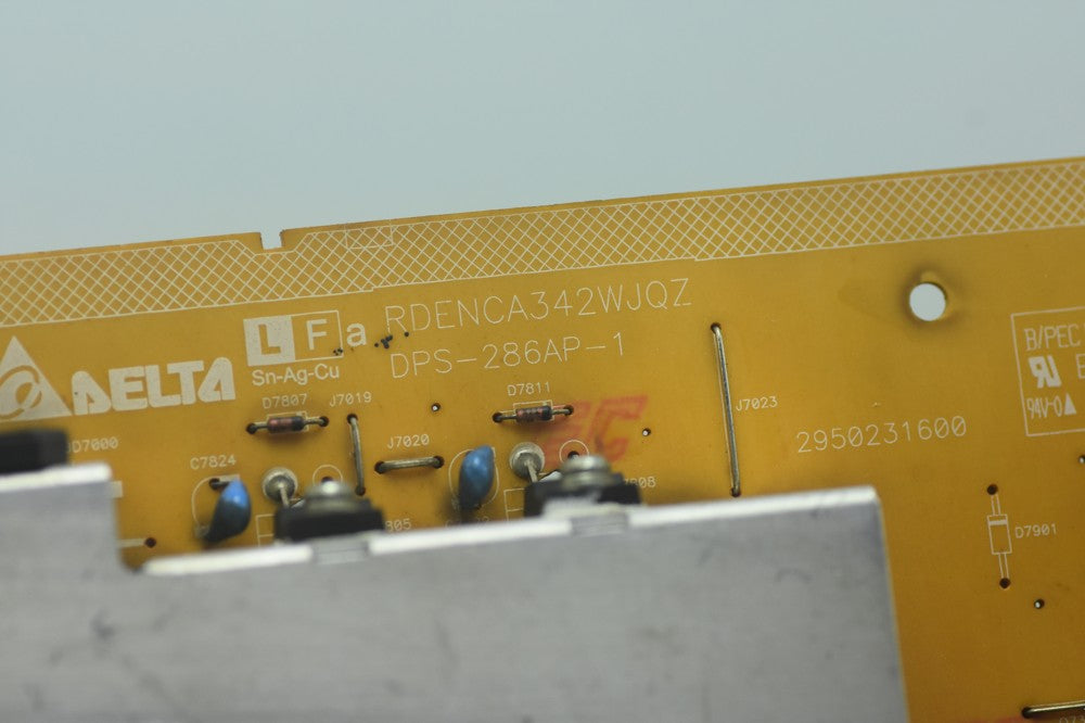 Original RDENCA342WJQZ Sharp DPS-286AP-1 Power Board