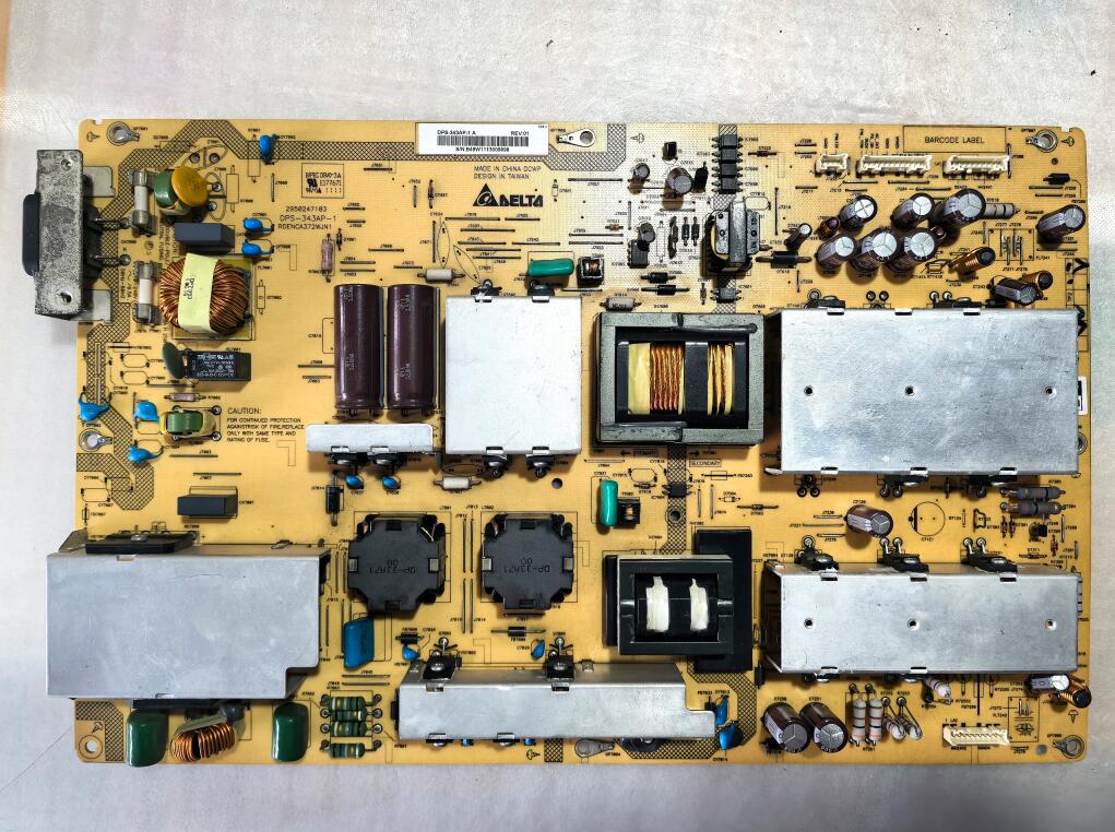 Original RDENCA372WJN1 Sharp DPS-343AP-1A Power Board