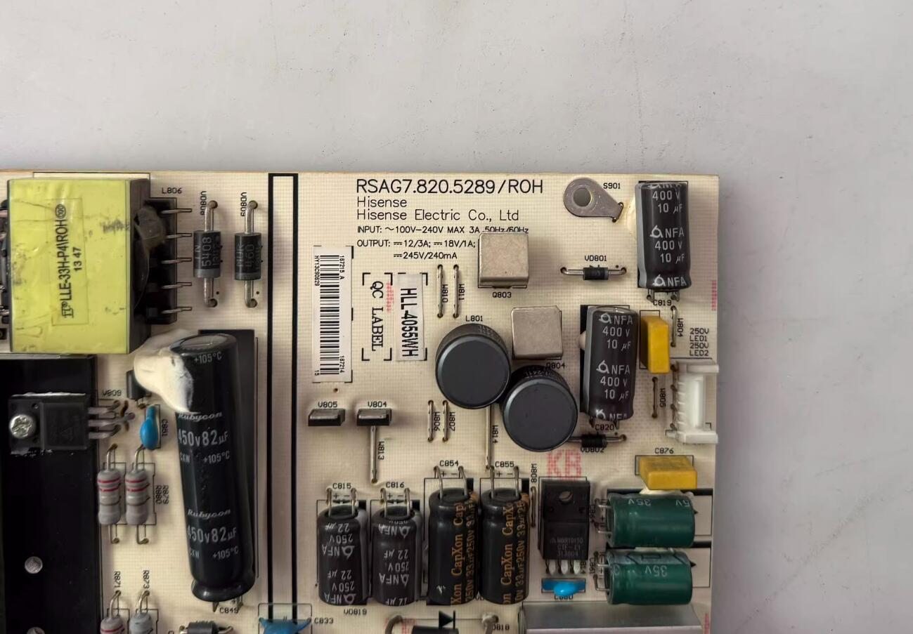 Original RSAG7.820.5289/ROH Hisense HLL-4055WE Power Board