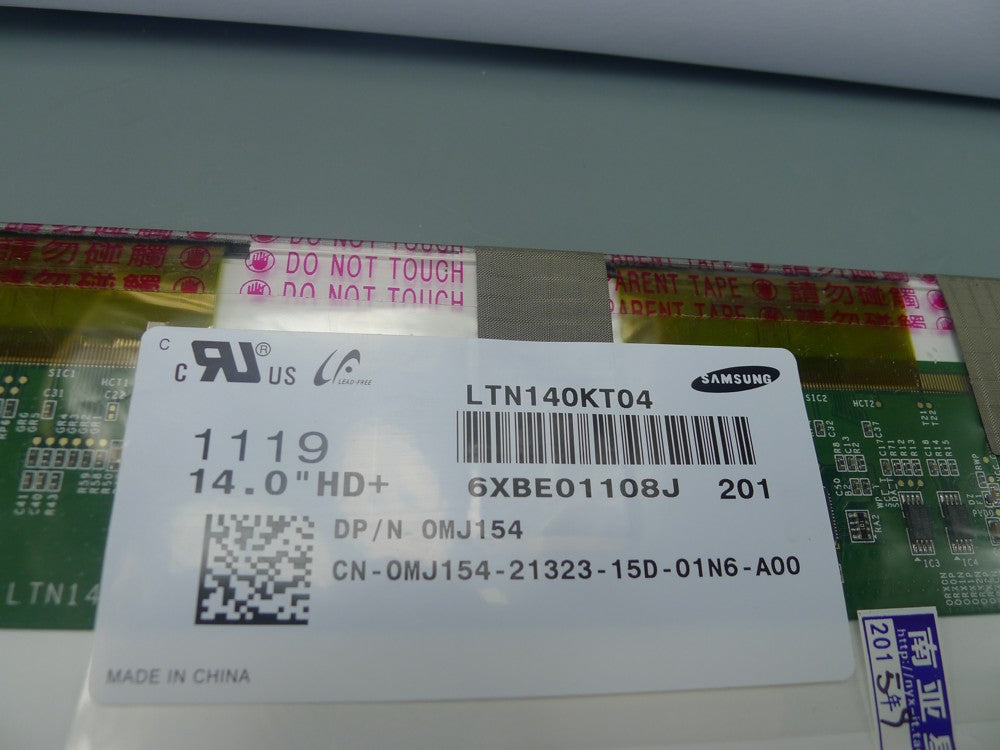Original LTN140KT04-201 SAMSUNG 14.0" 1600×900 LTN140KT04-201 Display