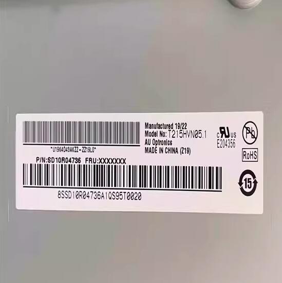 Original AUO 21.5-Inch T215HVN05.1 LCD Display 1920×1080 Industrial Screen