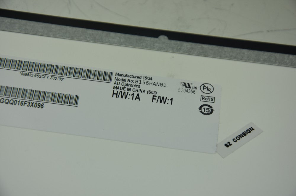 Original B156HAN01.2 AUO Screen 15.6" 1920*1080 B156HAN01.2 Display