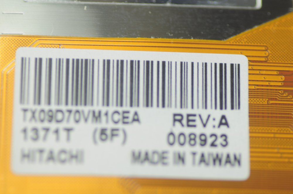 Original TX09D70VM1CEA HITACHI Screen 3.5"240×320 TX09D70VM1CEA Display