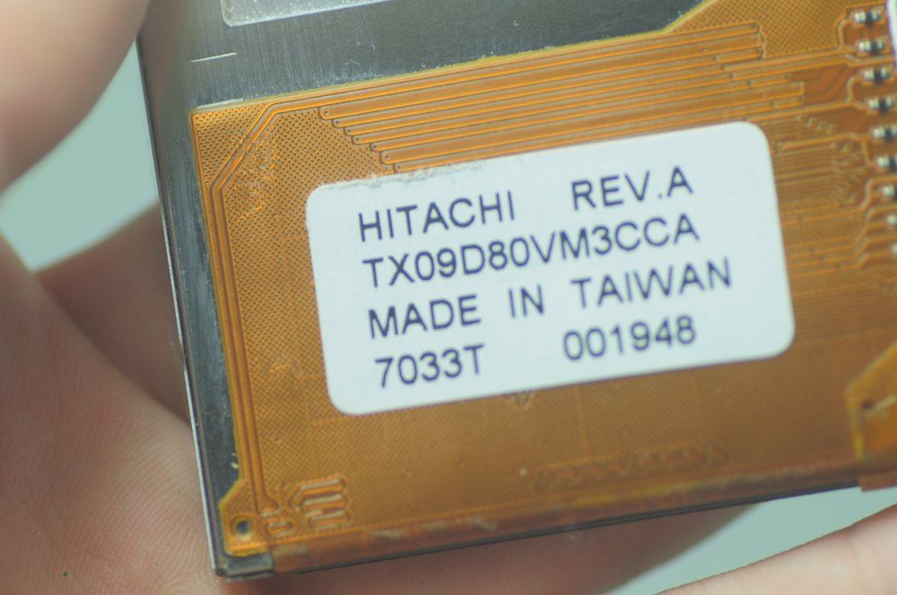Original TX09D80VM3CCA HITACHI Screen 3.5" 240×320 TX09D80VM3CCA Display